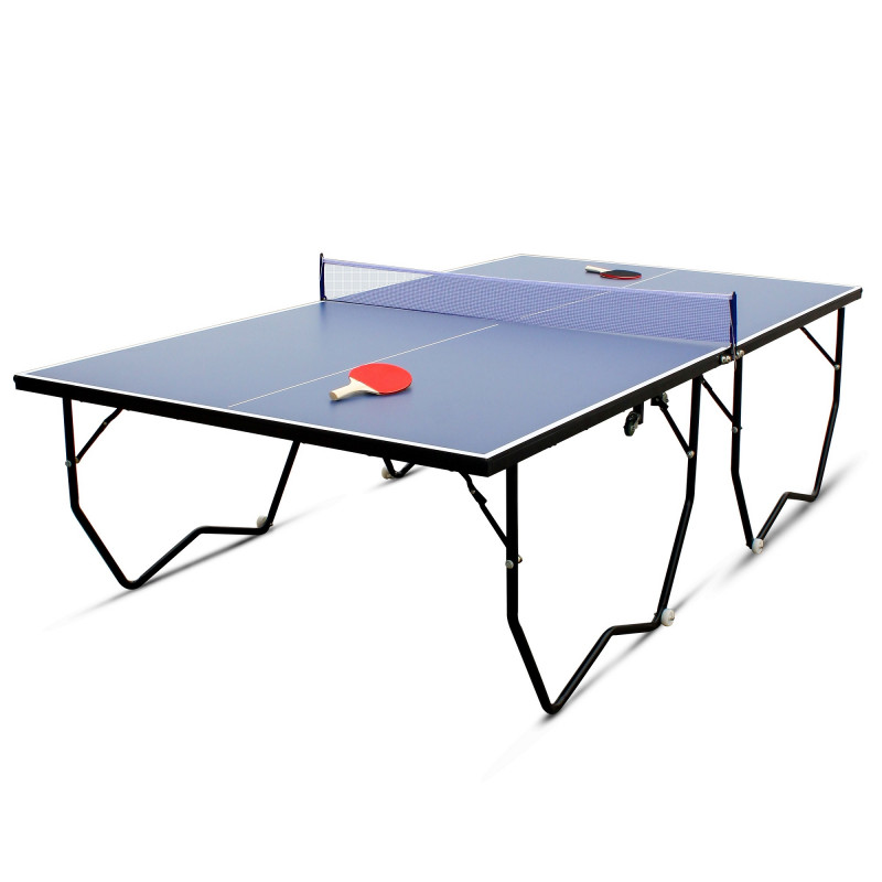 Mesa de ping pong 13 mm con patas + red, paletas y pelotas