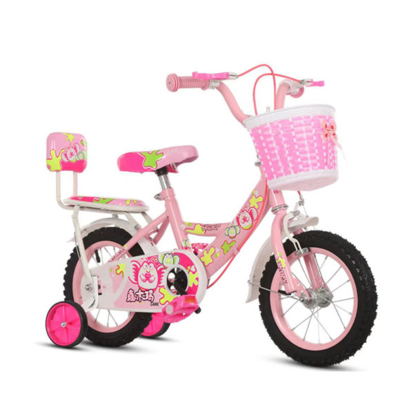 Bocina de Bicicleta Infantil en Forma de Girasol de Color Rosado