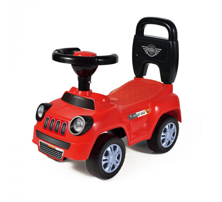 Correpasillos-andador bebe coche rojo